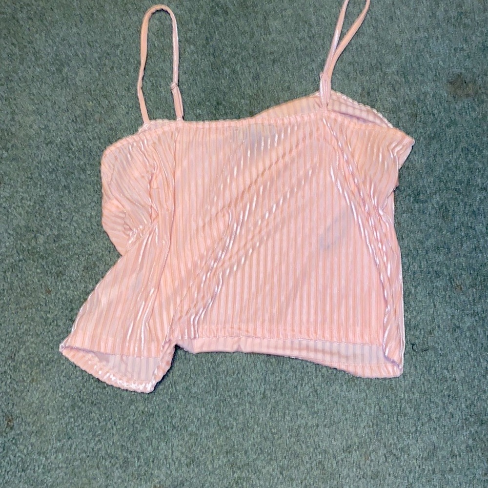 Pink XL forever 21 top and pink fashion nova XL cotton joggers with slit at knee